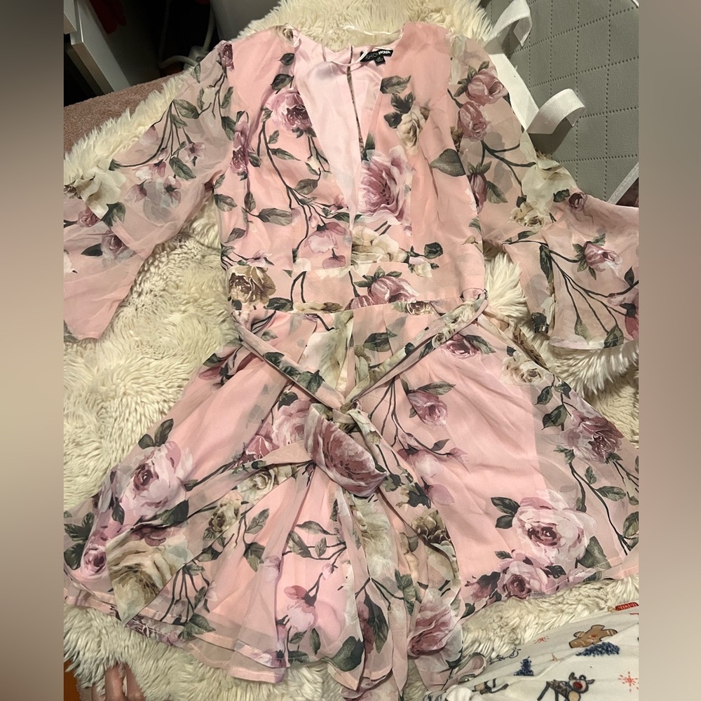 Cute floral romper